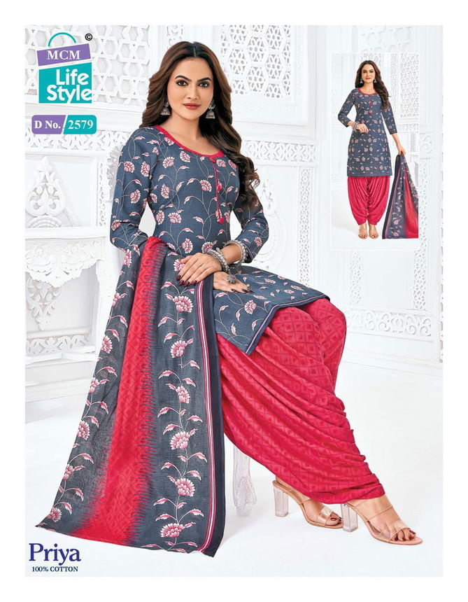 Priya Vol 25 By Mcm Cotton Printed Readymade Patiyala Dress Exporters In India